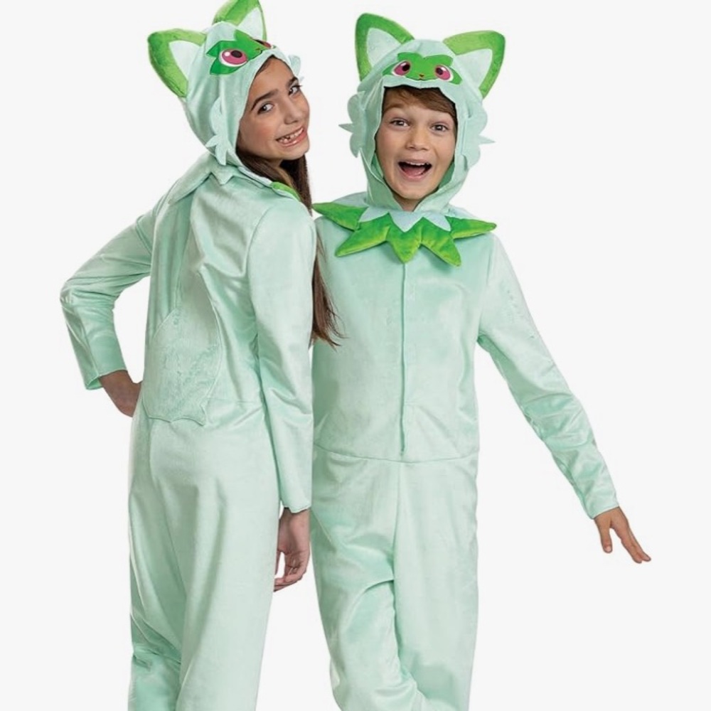 Kids Pokemon Sprigatito Costume